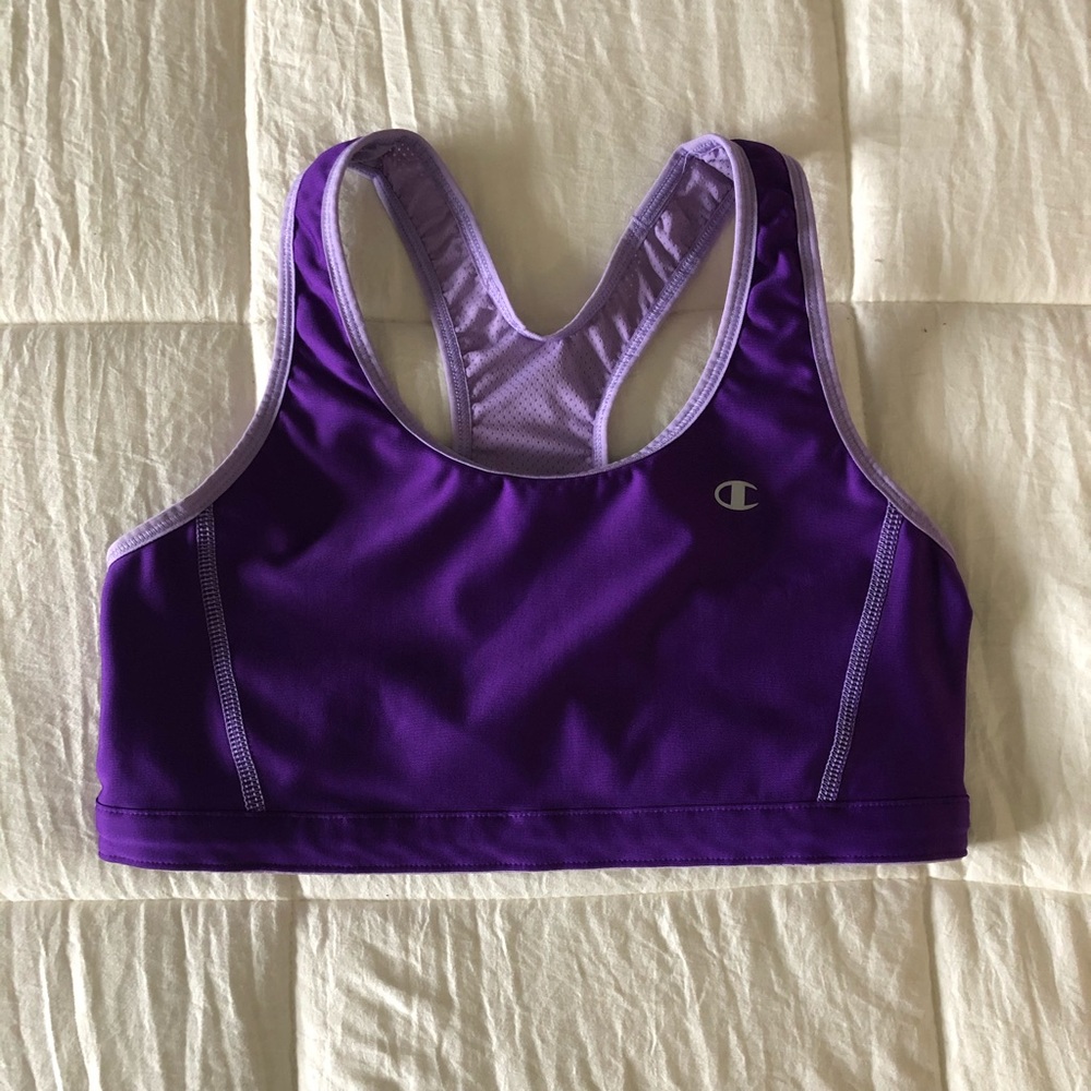 Champion Purple Reversible Sports Bra